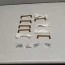 Khtumeware 10 Pack 3-3/4 Inch Brushed Brass Gold Drawer Pulls Handles for Cabinets (3-3/4"/96MM Hole Center)