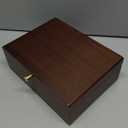 Homruilink Black Walnut Wooden Jewelry Box for Women 2 Layer Jewelry Organizer with Removable Tray for Watches Rings, Earrings Necklace, Bracelets Birthday, Christmas Gifts