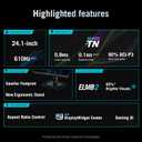 ASUS ROG Strix Ace 24” 1080P Esports Gaming Monitor (XG248QSG) - Full HD, Super TN Panel, 610Hz, 0.1ms, VRR, Low Input Lag, DisplayHDR400, Tripod Socket, HDMI 2.1