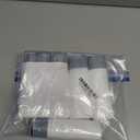 120 Counts 1.6 Gallon Mini Drawstring Trash Bags, Small Garbage Bags by KSSKSS, Code a fit 4.5-8 Liter, 1.2-2 Gal, White Trash Bin Liners for Home Office Kitchen Bathroom Bedroom