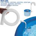 1.5" X 3ft Pool Skimmer Hose Replacement for Intex Above Ground Pool Skimmer Pump Transfer Hose Part # 10531 25016