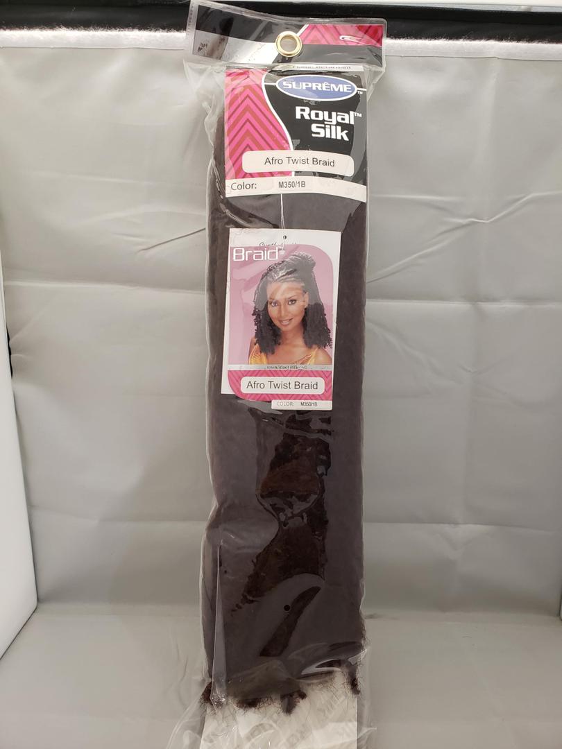 Suprem Afro Twist Braid Hair Extension (M350/1B)