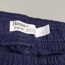 Hanes Men's Cotton Jersey Jogger, Knit Sweatpants with Pockets, Jogger, Cinched Cuff and Straight Leg (Large, Athletic Navy)