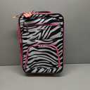 Rockland Fashion Softside Upright Luggage Set, Pink Zebra, 2-Piece (14/19)