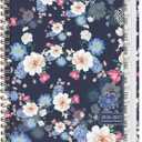 4 x Academic Planner 2026-2027, Weekly and Monthly Agenda Planner, Daily Calendar Planning Notebook (July 2026 - June 2027), School Teacher Student Supplies, Blue Flower