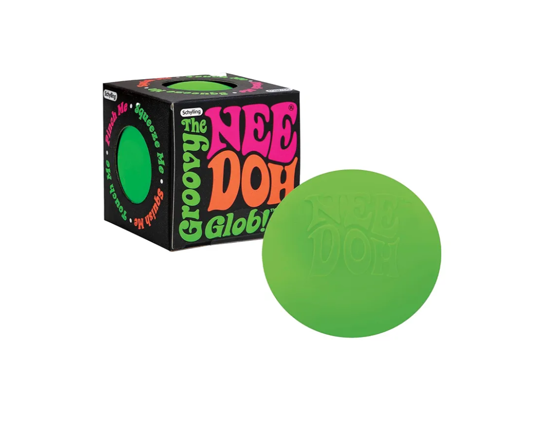 Schylling NeeDoh Original - Sensory Fidget Toy - Green - Ages 3 to Adult , 1 Count ( Pack of 1)