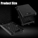 Dalmbox Gun Safe for Pistols Small Handgun Lock Box with Combination Lock Portable Travel Pistol Safe for Car, Home, Travel