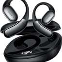 Picun Open Ear Headphones Wireless Bluetooth 5.4, Wireless Earbuds with Earhooks, HiFi Stereo, IP54 Waterproof, Built-in Microphone, 30H Playtime, Fast Charging, Sports Earphones for iPhone & Android