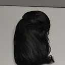 SUKRI Short Black Straight Wig with Bangs Black Wigs for Women Bob Shoulder Length Wigs Heat Resistant Fiber Synthetic Hair Wigs Hair Replacement Natural Looking (12 INCH)