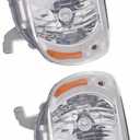 2 PCS Left Right Headlight Assembly fits Toyota Tacoma 2012 2013 2014 2015