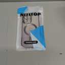 NITITOP Compatible with iPhone 16 Case Cute Clear Glitter [Compatible for MagSafe] Plating Heart Sparkle Bling Magnetic Girl Women Electroplated Frame Camera Protection Back Cover - Purple