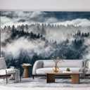 -Misty Forest Bedroom Wallpaper XT20 L 180" x 115"