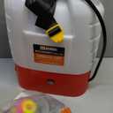 Battery Powered Backpack Sprayer - 4.2 Gallon, 8 Nozzles, 100PSI Cutoff, Long Battery Life, Wide Mouth, High-Pressure Spray Hose, Trigger Lock, Pressure Knob Controller