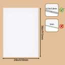 4 Pack White Foam Board, 24x36 Inches Poster Board, 6mm Thick Double-Sided Acid-Free Foam Core Board, Sign Board for School Projects, Office, Presentations Board, Paintings Prints