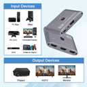 HDMI Switch 4K@60Hz, 3 Port HDMI Switch 3 in 1 Out with IR Remote Control, Support 4K, 3D, 1080P, HDMI 2.0, HDCP 2.2, Ultra HD for HDTV, PS4/5, Game Consoles etc