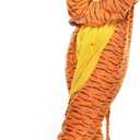 Onesies Adult Unisex Animal Cosplay Pajamas Halloween Costumes Xmas Romper (Orange, L)