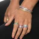 Maya J Birthstone Stackable Ring, Size 9