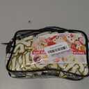 Self-Adhesive Chenille Letters Patches: NICEVINYL 104PCS White Preppy Letter Patches Stickers for Clothing Backpacks - Embroidered Cheille Initial Patch for DIY Decor