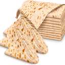 Hahafelt 12 Pcs Passover Napkins Cotton Linen Cloth Napkins 17.72 Inch Passover Matzoh Reusable Pesach Jewish Festival Square Table Decorations for Seder Dinner Party Favors