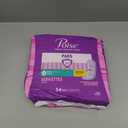 Poise Incontinence & Postpartum Pads for Bladder Leaks, 3 Drop Light Absorbency, Regular Length, 54 Count
