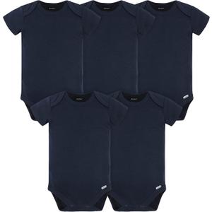 Gerber baby-boys Pack of 5 Onesies Multi-packs Bundle Interlock 180 Gsm (3-6 Months, Navy) Gerber baby-boys Pack of 5 Onesies Multi-packs Bundle Interlock 180 Gsm (3-6 Months, Navy)