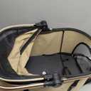 All-Terrain Pet Stroller for Small Medium Dogs & Cats, 20 lbs Capacity - Portable Carrier with One-Touch Brake, Lightweight Foldable Design & Shock Absorption Wheels,Khaki