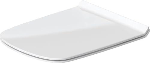 Duravit DuraStyle Elongated Toilet seat White High Gloss, Slow Closing, Stainless Steel Hinges
