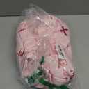 Laura Ashley Decorative Tablecloth, Wrinkle and Stain Resistant, Spillproof Water Repellent, Easy Care Washable Polyester Fabric for Dining, Kitchen, Holiday and Party, 60" x 102", Pink Candy Cane