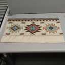 Southwest Tribal Navajo Aztec Fancy Abstract Geometric Ethnic Hipster Design Window Décor Curtain Valance Decorative Rod Pocket 52 X 16 Inches