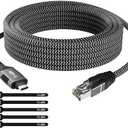 USB C to Ethernet Cable 2FT, Type C to RJ45 Cord, Directly Connected, Gigabit LAN Network, Thunderbolt 3/4 Compatible, for MacBook Pro/Air, iPad Pro, iPhone 15 Series, Galaxy, Smartphone, Laptop, PC