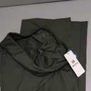 Women's Wide Leg Capri Pants with Pockets Tummy Control High Waist Yoga Dress Crop Pants for Women(Dark Green, L)
