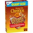 Honey Nut Cheerios, Heart Healthy Gluten Free Breakfast Cereal with Whole Grain Oats, Giant Size, 27.2 oz (27.2 Ounce (Pack of 1))