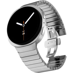 KADES Stainless Steel Band Compatible with Galaxy Watch 8 Classic 46mm, Ultra 47mm, Watch 8/7/6/5/4 40mm/44mm, 6/6 Classic/5 Pro 43mm/47mm/45mm/42mm/46mm, Classic Business Band for Galaxy Watch
