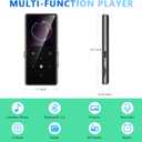 128GB MP3 Player with Bluetooth 5.2, AiMoonsa Music Player with Built-in HD Speaker, FM Radio, Voice Recorder, HiFi Sound, E-Book, Earphones Included