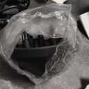 Hair Dryer, 150000RPM Ionic Blow Dryer - Fast Drying, Low Noise, Foldable Portable with Diffuser and Nozzle, Compact Mini for Women and Men, Home and Travel - Black