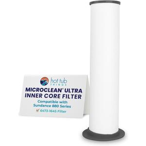 Sundance MicroClean Ultra Inner Filter Replacement  Compatible with Part# 6473-164S, OEM Cartridge for 880 Series 2012Present, Pleated Filtration for Clear Water, Durable & Easy to Maintain