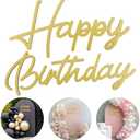 Amazon.com: Happy Birthday Wooden Sign for Backdrop Gold Cutout Letters Plaque Happy Birthday Letters Sign for Balloon Arch Backdrop Birthday Party Baby Shower Photography Background Decorations - Gold : Home & Kitchen