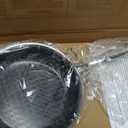 Hell's Kitchen Hybrid 9.5-Inch Frying Pan, Tri-Clad Stainless Steel & PFAS-Free Ceramic Nonstick, no PFOA, no PTFE, no Teflon, Non-Toxic Cookware, Metal Utensil Safe, All Cooktops, Oven Safe | Tri Clad Stainless Steel Frying Pan, PFAS Free Ceramic Nonstick, No PFOA Or PTFE, Metal Utensil Safe, Oven Safe