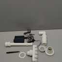 2025 Solar Pool Fountain for Above and Inground LED 360 Adjustable Fountain for Swimming Pool Sprayer Waterfall Sprinkler with 7 Color LED Light Fun Waterfall Sprayer for Above Inground