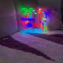 its 5 o'clock somewhere 5:00 Neon Light Sign Home Beer Bar Pub Room Game Windows Glass Wall Decor Party Birthday Bedroom Decoration Gifts LED