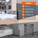 Door Draft Stopper for Bottom of Door, Adjustable Weather Stripping Door Seal for Cold Insulation, Under Door Sweep for Exterior & Interior Doors, Door Bottom Seal Blocker Noise (78inch,Grey) (Gray)