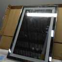 1624 Inch LED Bathroom Mirror, Backlit Vanity Mirror with Lights for Wall Mounted, Anti-Fog, 3 Colors, Dimmable, Memory Function, Led Mirror for Bathroom/Bedroom/Makeup