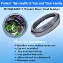 Upgraded MDS65736915 Washer Door Boot Gasket, Mds65736915 gasket Compatible with LG Washer Boot Gasket WM3500CW, WM3700HVA, WM3700HWA, WM3600HVA, WM3700HRA (MDS65736915)