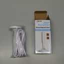 HIDB TV Antenna for Smart TV Indoor, Digital Indoor HD Antennas with Strong Magnetic Base, Easy Installation, Long Range Reception for Local Channels (White)