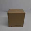 4 Pack White Linen Frosted Glass Lamp Shade Covers, 5.9in Height, 3.9in Diameter, 1.65in Fitter, Cylinder Light Fixture Lampshade, Glass Shade Replacement Globe for Chandelier Wall Sconce