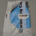 Silicone Swim Caps, 2 Pack Durable Comfortable Adult Swimming Cap Elastomeric for Women Man Short Hair Long Hair