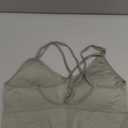 GQABXKDQO Women's Criss Cross Sports Bra Back Seamless Medium Support Yoga Bra Running Workout Tank Tops Bralette(Green, Medium)