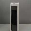 PELONIS 23" Oscillating Ceramic Tower Space Heater with Remote & Thermostat, Electric Energy Efficient Floor Heater for Indoor Use Large Room Safe with Timer, ECO Mode, 1500W, White