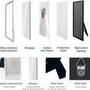 DECANIT 8x10 Picture Frame Metal, Thin Profile Photo Frame 8 by 10 Inch, Display for Wall or Tabletop,Silver