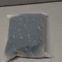 Kevin Textile Christmas Tree Pillow Covers 18x18 Inch Set of 2 Soft Plush Faux Fur with White Snow Embroidery Decoration Pillowcases for Couch Sofa Holiday Festivals Winter Xmas Gift, Dark Green